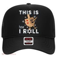 Dreidel Menorah Funny Hanukkah Gift This Is How I Roll  Hat thumb 0