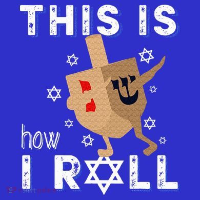Dreidel Menorah Funny Hanukkah Gift This Is How I Roll  Magnet