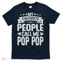 Distressed My Favorite People Call Me Pop Pop Retro T-Shirt thumb 0