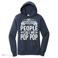 Distressed My Favorite People Call Me Pop Pop Retro Women's Hoodie thumb 0