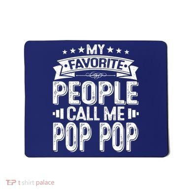 Distressed My Favorite People Call Me Pop Pop Retro Mousepad