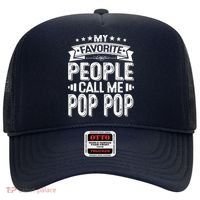 Distressed My Favorite People Call Me Pop Pop Retro Hat thumb 0