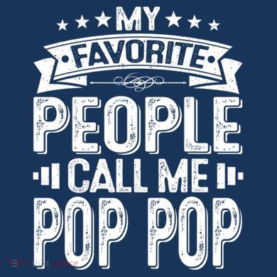 Distressed My Favorite People Call Me Pop Pop Retro Women's T-Shirt