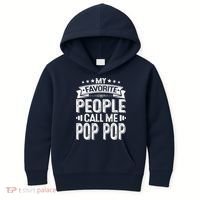 Distressed My Favorite People Call Me Pop Pop Retro Kids Hoodie thumb 0