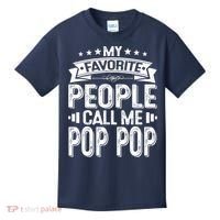 Distressed My Favorite People Call Me Pop Pop Retro Kids T-Shirt thumb 0