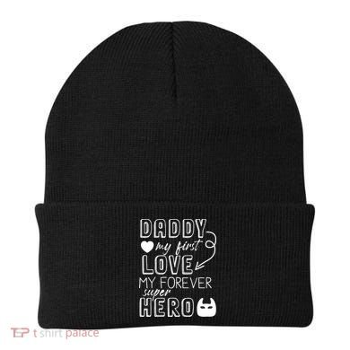 Daddy My First Love My Forever Superhero Cute Beanie
