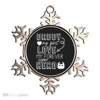 Daddy My First Love My Forever Superhero Cute Ornament thumb 0
