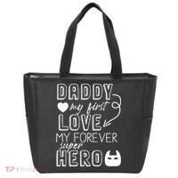 Daddy My First Love My Forever Superhero Cute Tote Bag thumb 0
