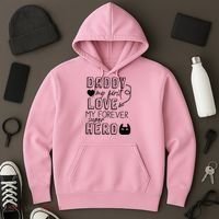 Daddy My First Love My Forever Superhero Cute Hoodie thumb 3