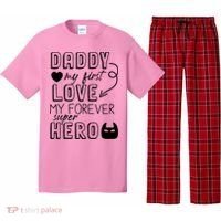 Daddy My First Love My Forever Superhero Cute Pajama Set thumb 0