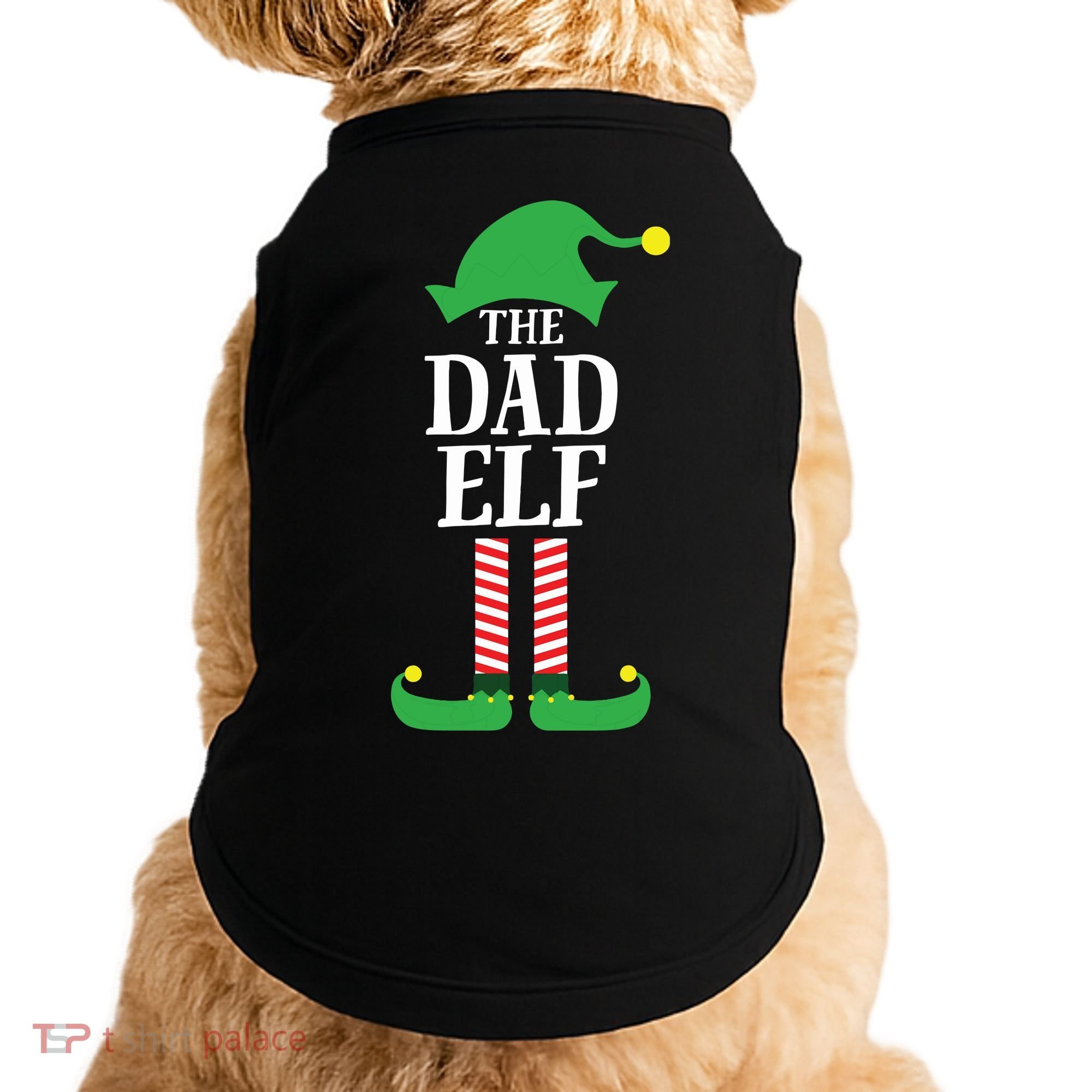 Dad Matching Family Group Christmas Doggie Tank