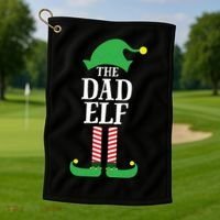 Dad Matching Family Group Christmas Golf Towel thumb 1