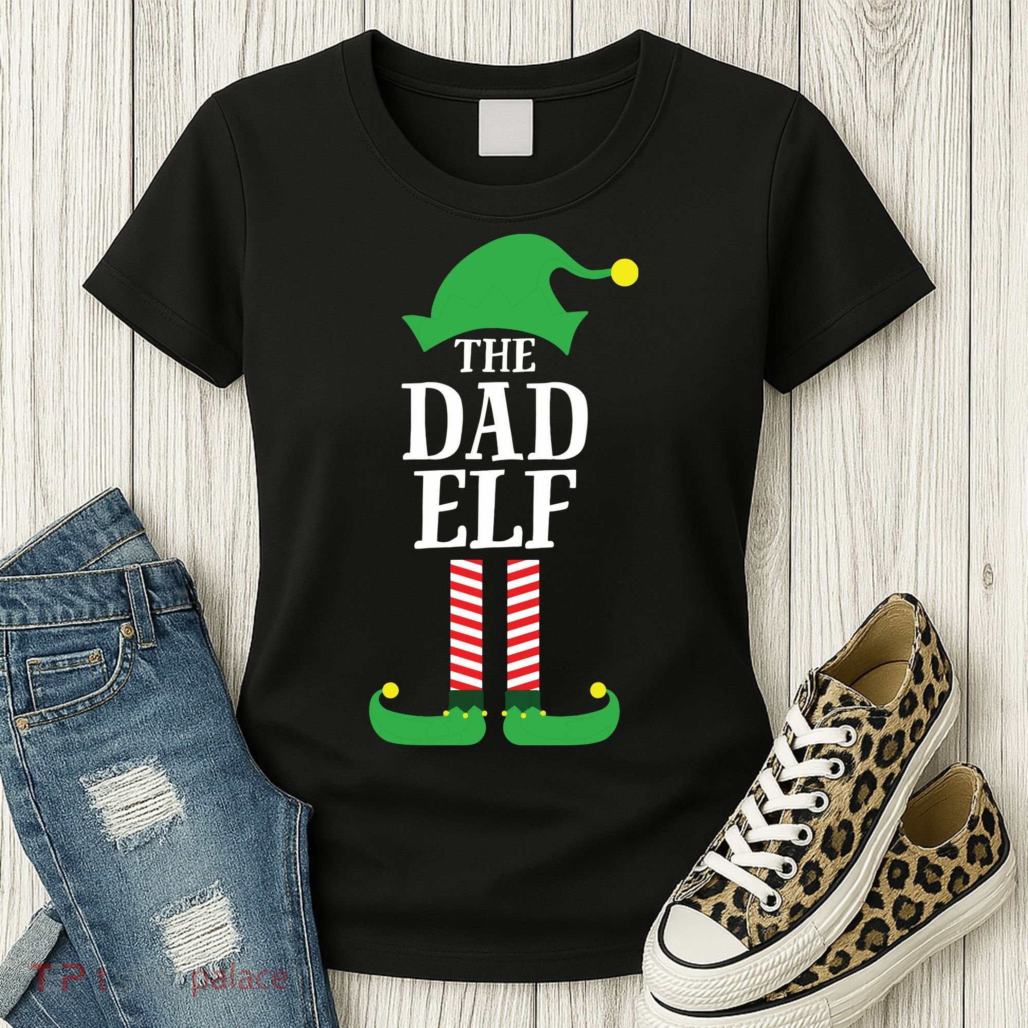 Dad Matching Family Group Christmas Women's T-Shirt