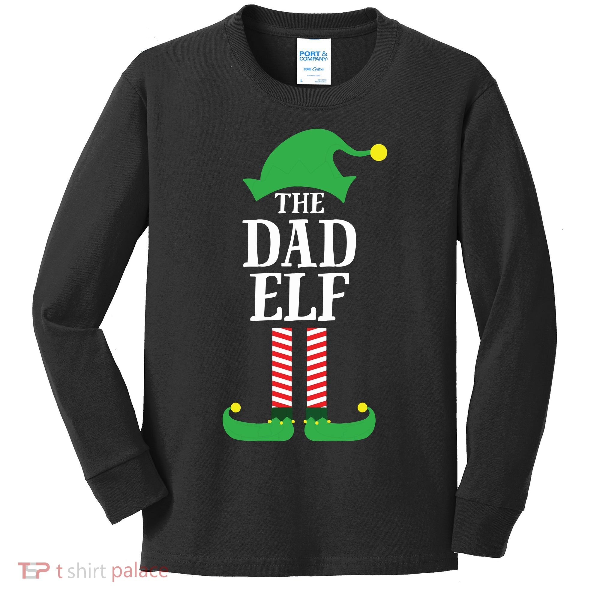 Dad Matching Family Group Christmas Kids Long Sleeve Shirt