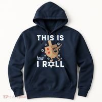 Dreidel Menorah Funny Hanukkah Gift This Is How I Roll Hoodie thumb 0