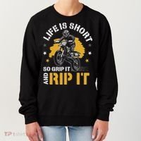 Dirtbike Motocross Forget Everything And Ride Mx Women's Sweatshirt thumb 0