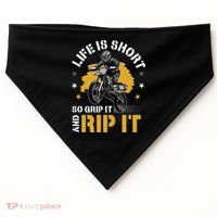 Dirtbike Motocross Forget Everything And Ride Mx USA-Made Doggie Bandana thumb 0