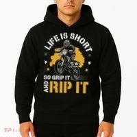 Dirtbike Motocross Forget Everything And Ride Mx Hoodie thumb 2