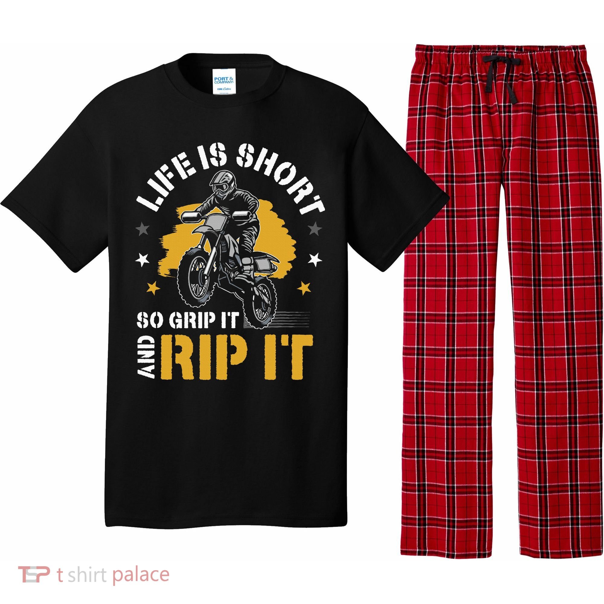 Dirtbike Motocross Forget Everything And Ride Mx Pajama Set