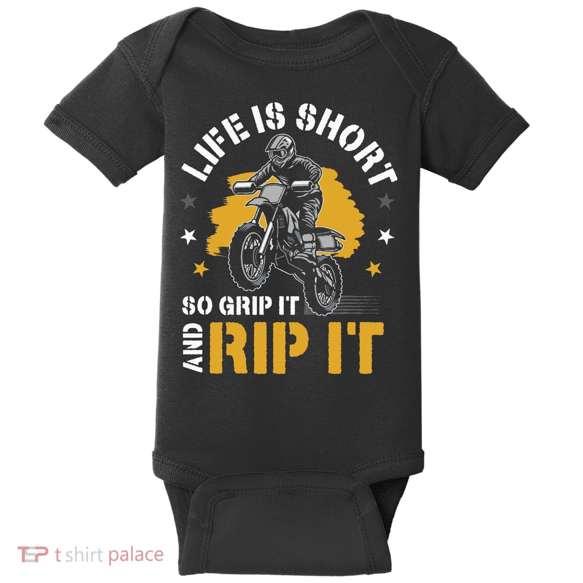 Dirtbike Motocross Forget Everything And Ride Mx Baby Bodysuit