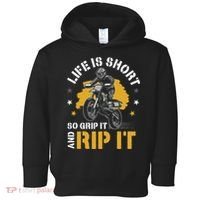 Dirtbike Motocross Forget Everything And Ride Mx Toddler Hoodie thumb 0