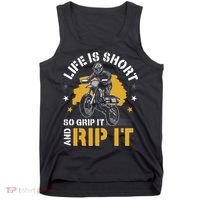 Dirtbike Motocross Forget Everything And Ride Mx Tank Top thumb 0