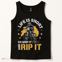 Dirtbike Motocross Forget Everything And Ride Mx Tank Top thumb 2