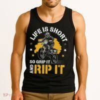 Dirtbike Motocross Forget Everything And Ride Mx Tank Top thumb 3