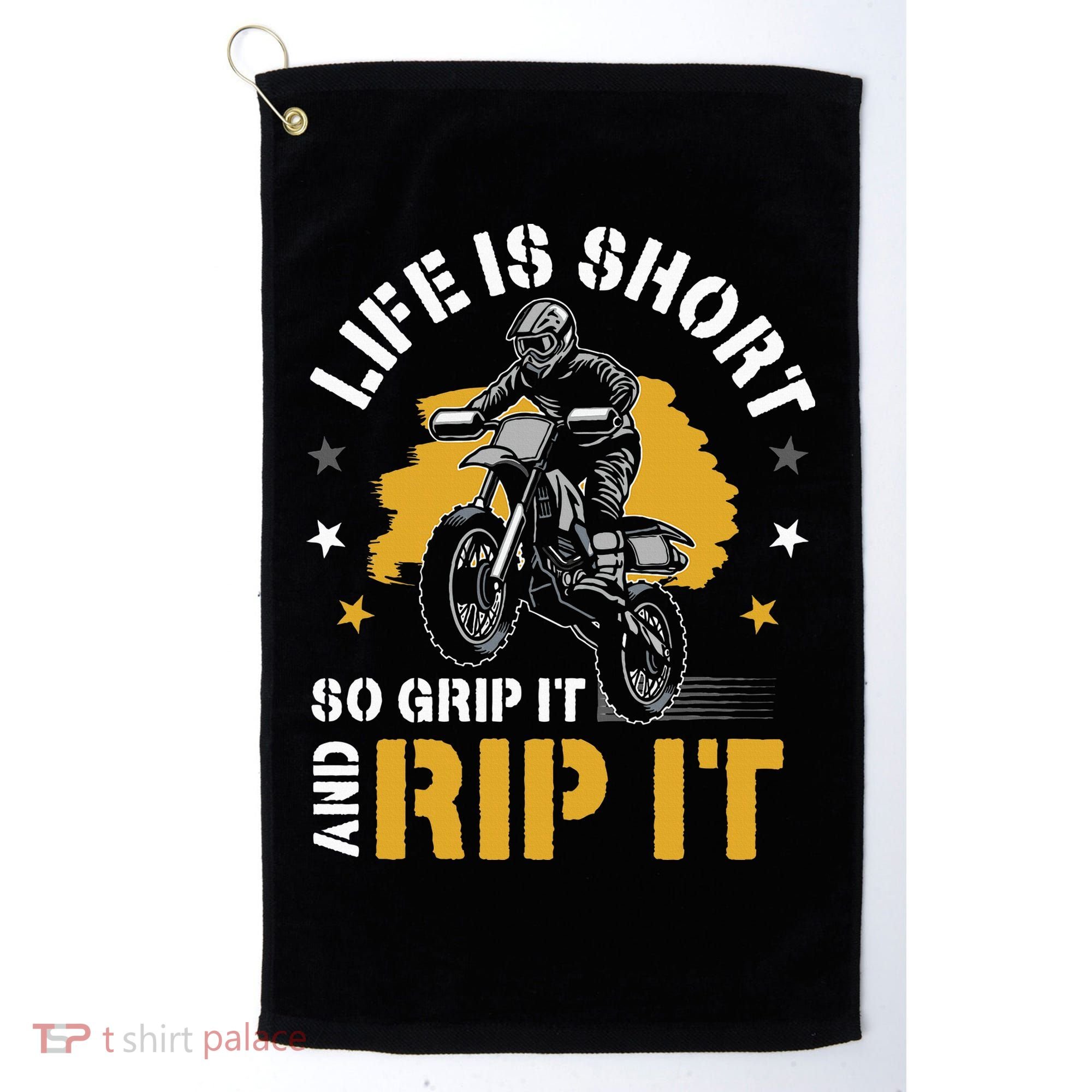 Dirtbike Motocross Forget Everything And Ride Mx Golf Towel