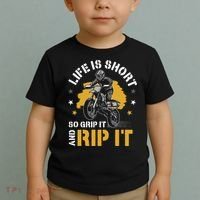 Dirtbike Motocross Forget Everything And Ride Mx Toddler T-Shirt thumb 2