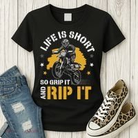 Dirtbike Motocross Forget Everything And Ride Mx Women's T-Shirt thumb 3