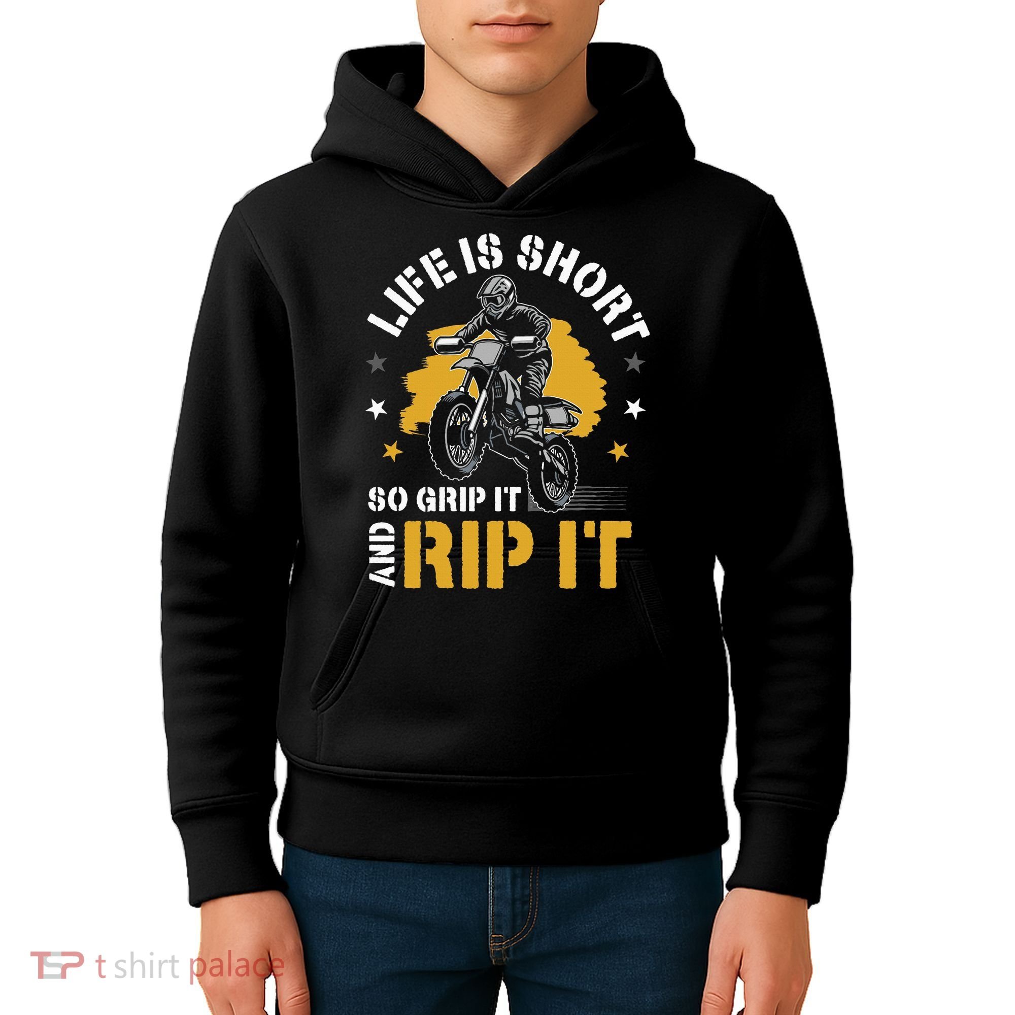 Dirtbike Motocross Forget Everything And Ride Mx Kids Hoodie