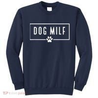 DOG MILF Funny Dog Mom Sweatshirt thumb 0
