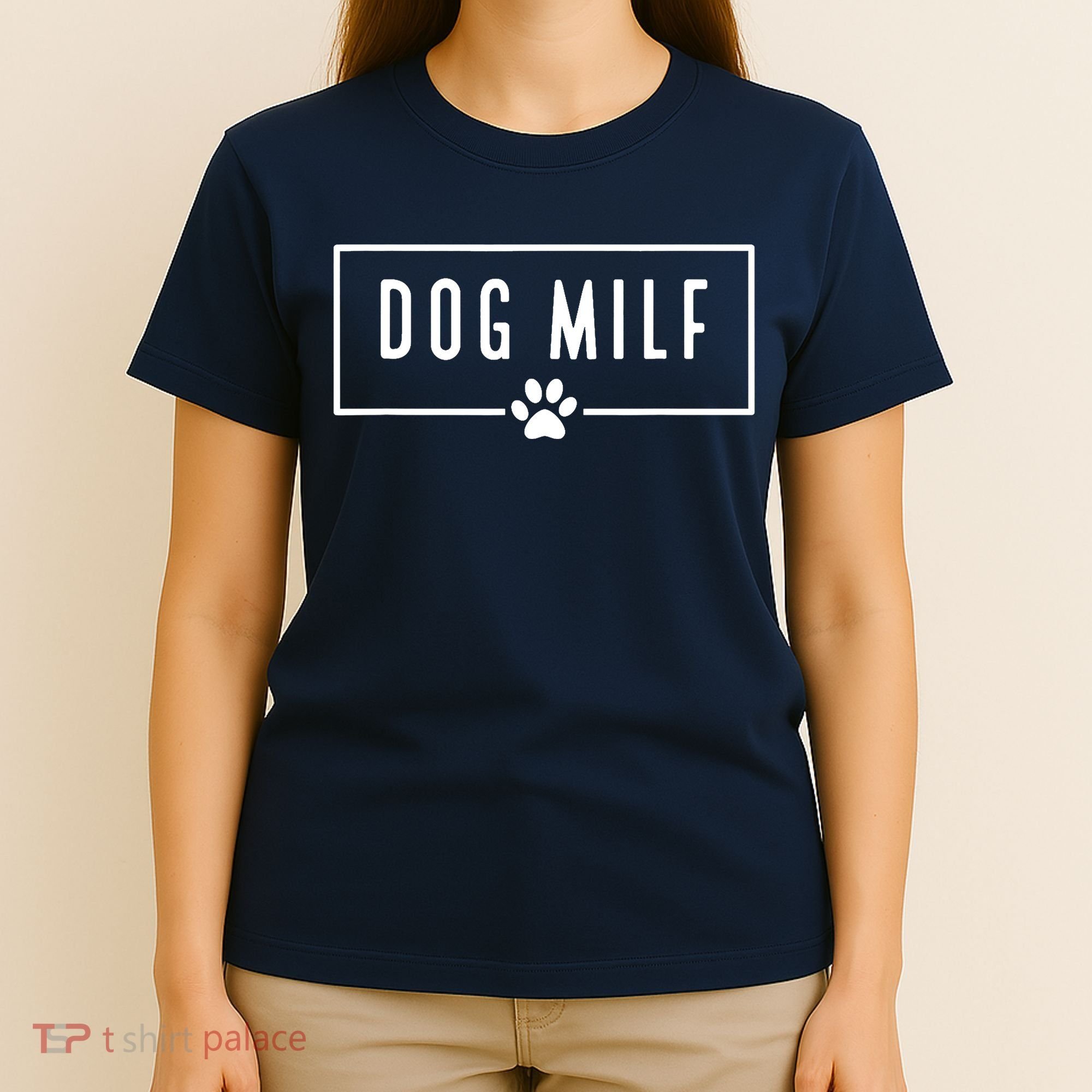 DOG MILF Funny Dog Mom T-Shirt