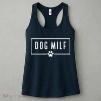 DOG MILF Funny Dog Mom Women's Tank Top thumb 3