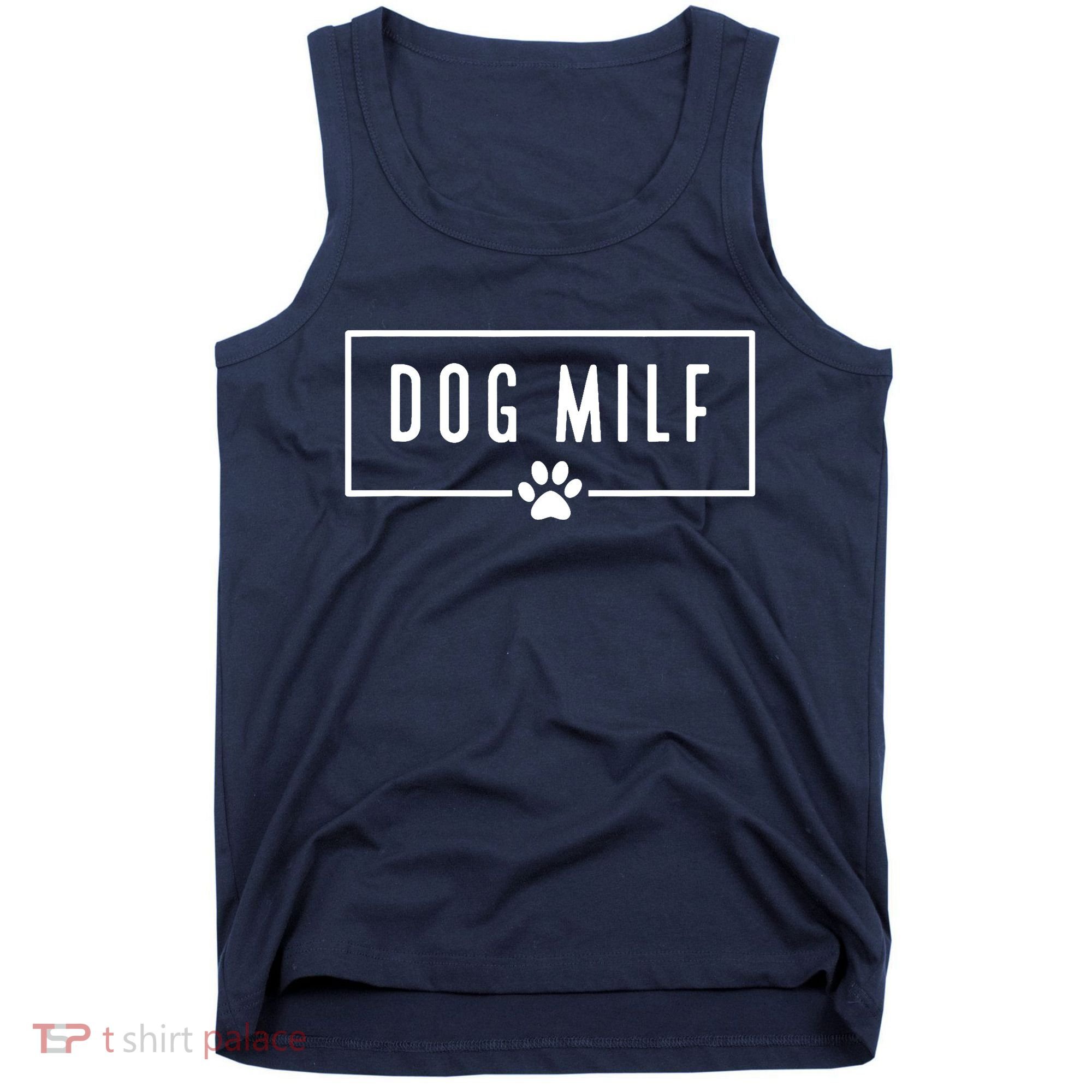 DOG MILF Funny Dog Mom Tank Top