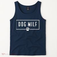 DOG MILF Funny Dog Mom Tank Top thumb 2