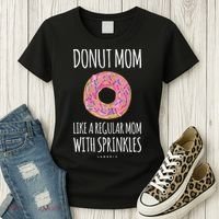 Donut Mom . Funny Mom S For Women Women's T-Shirt thumb 3