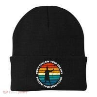 Drum Major Funny Quote Don't Follow Your Dreams Beanie thumb 0
