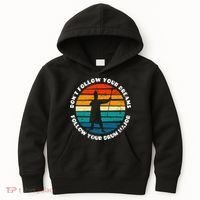 Drum Major Funny Quote Don't Follow Your Dreams Kids Hoodie thumb 0