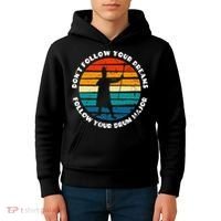 Drum Major Funny Quote Don't Follow Your Dreams Kids Hoodie thumb 4