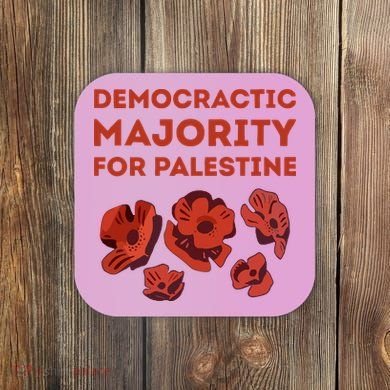 Democratic Majority For Palestine Coaster