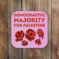 Democratic Majority For Palestine Coaster thumb 0