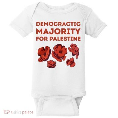 Democratic Majority For Palestine Baby Bodysuit