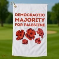 Democratic Majority For Palestine Golf Towel thumb 1