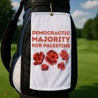 Democratic Majority For Palestine Golf Towel thumb 2