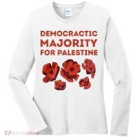 Democratic Majority For Palestine Women's Long Sleeve Shirt thumb 0