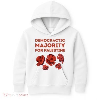 Democratic Majority For Palestine Kids Hoodie