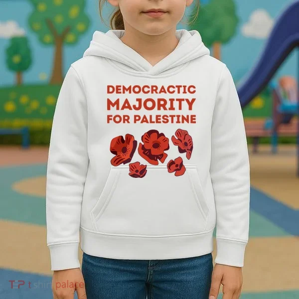 Democratic Majority For Palestine Kids Hoodie
