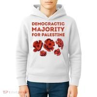 Democratic Majority For Palestine Kids Hoodie thumb 4